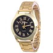 Gold plated wrist watch images