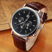 leather band vogue men watch images