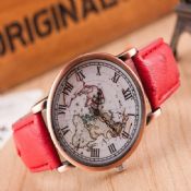 map leather wrist watche images