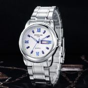 hommes en acier inoxydable horloge montre-bracelet images