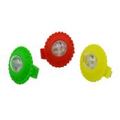 2 LED biciclete biciclete siliciu mini runda siguranţă lumina images