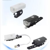 3W USB передня велосипеда мотоцикл перезаряджається під керівництвом миготливий світло images