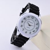 Reloj de silicona de la Ginebra para mujeres images