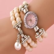 pearl diamond quatz watch images