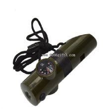 Outdoor camping Led Light + Survival Whistle + Mini Compass + Magnifying Glass images