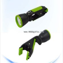 1 LED plastic flashlight clip torch images