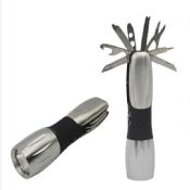 1 LED Flashlight AL Torch with tools images