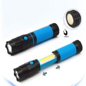 3W COB + 3W LED-Taschenlampe images