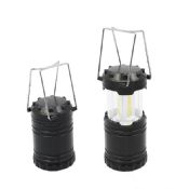 3 x 3WCOB fällbara lantern med metall handtag images