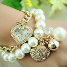 ladies pendant pearl watches images