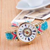 Przyjaźń Pleciona lina bransoletka zegarek images
