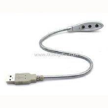 Fleksible metal USB LED lampe images