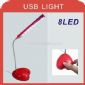 USB LED lys med switch small picture