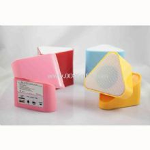 Rotatable speaker with FM radio Read micro SD card and USB images