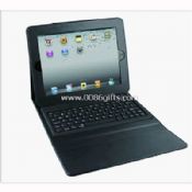 Blå tand tastatur til iPad1, 2, 3 med læder skede images