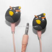 Angry birds in ear earphone images
