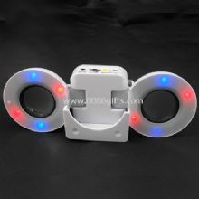 Foldable Speaker with LED color light images