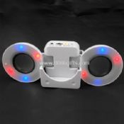 Foldable Speaker with LED color light images