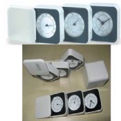 FOLDING THERMO HYGROMETER WITH ALARM CLOCK images