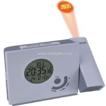 Radio controlled clock with projector images