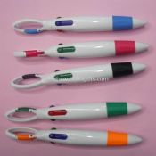 Multi kolor długopis z karabińczykiem images