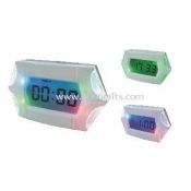 Jam dengan suhu, counter, kalender, lampu latar LED sentuh images