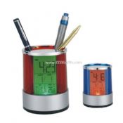 LED flashing Pen holder Clock images