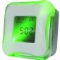 Music alarm Clock with Light and Thermometer small picture