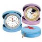 Mini leather travel clock small picture