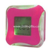 7 colors LED backlight Alarm Clock images