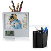 Porte-stylo horloge avec cadre Photo images