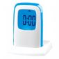 Push Panel Color-Changing LCD Clock small picture