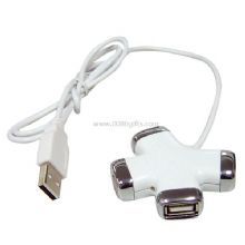 White USB 4 port HUB images