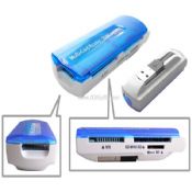 Transparent plastic all in one card reader images