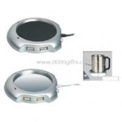 USB coffee warmer with HUB images