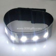 led reflective arm band light images