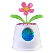 7 colors LED backlight Solar Clock images