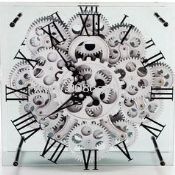 Horloge de verre vis yards images
