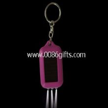 3 LED Solar light keychain images