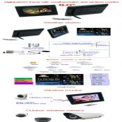 Digital Photo Frame with weather station and wireless monitor images
