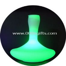 led multi color slowing changing light glass vase images