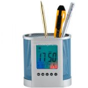 Colourful penholder calendar with Stopwatch images