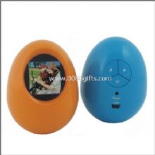 Egg shape 1.5inch digital photo frame images