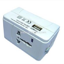 Universal plug and socket with USB port images