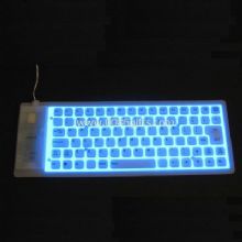 Silicone Keyboard with glowing LED images