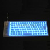 لوحة المفاتيح سيليكون مع LED متوهجة images