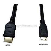 19 Pin HDMI Male to Mini HDMI cable images