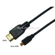19 pin HDMI han til mikro HDMI-kabel images