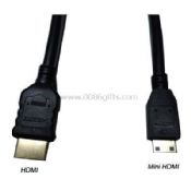 19 pin HDMI han til Mini HDMI-kabel images