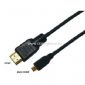 19 Pin HDMI Male to Micro HDMI cable small picture
